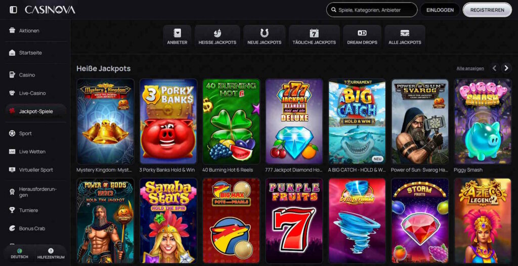 casinova-casino-jackpots