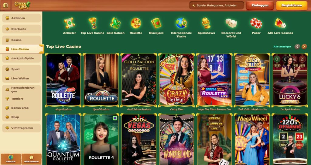 greenluck-casino-live-games