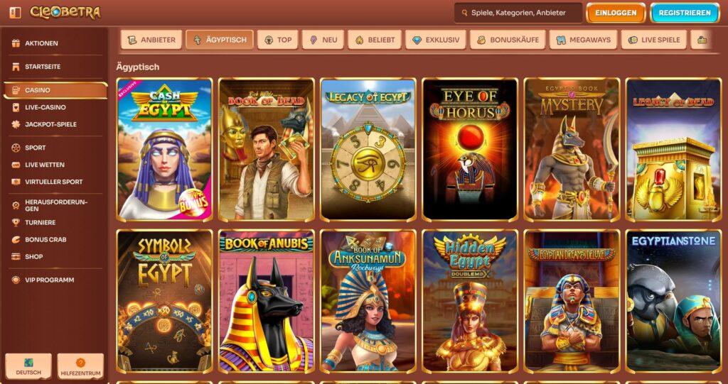 cleobetra-casino-aegypten-slots