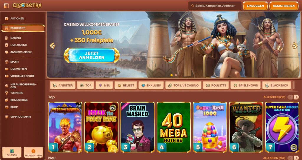 cleobetra-casino-startseite