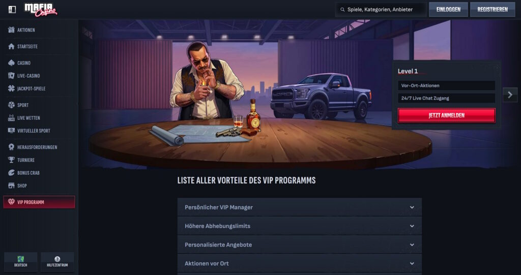 mafia-casino-vip-programm