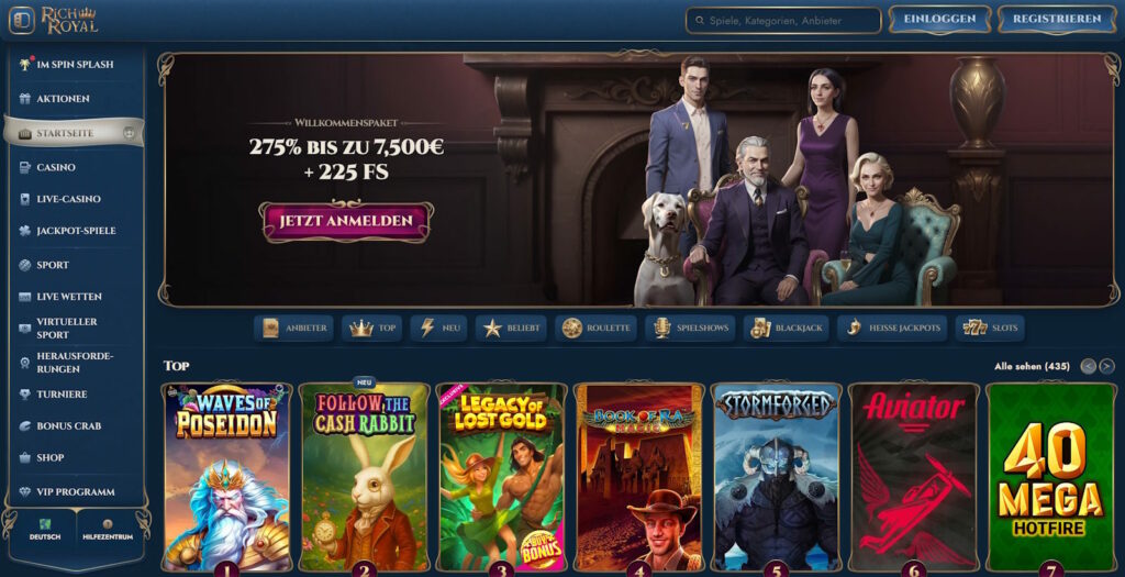 richroyal-casino-startseite