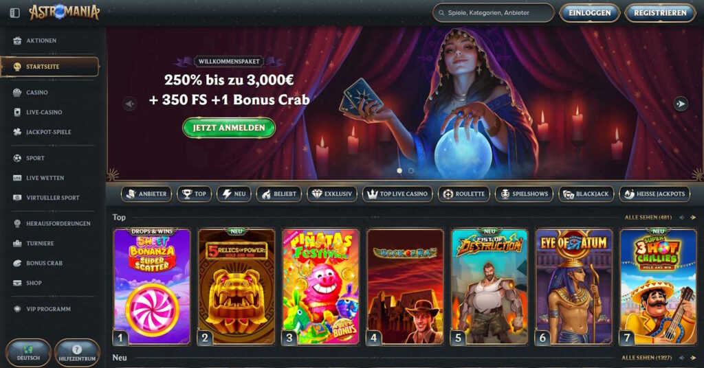 astromania-casino-startseite