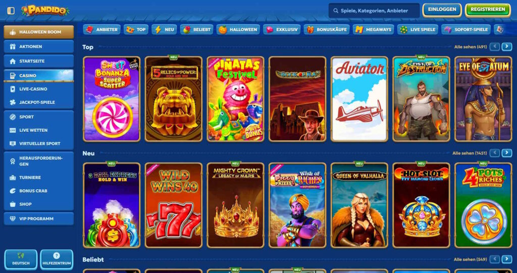 pandido-slotautomaten