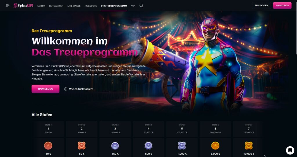 spinsup-treueprogramm